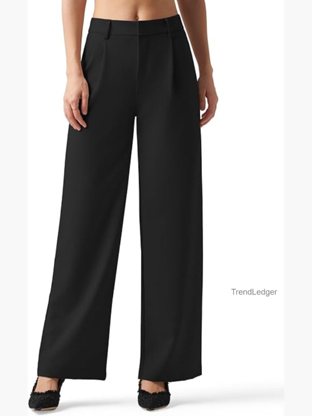 Wide Leg Dress Pants High Waisted Casual Business Office